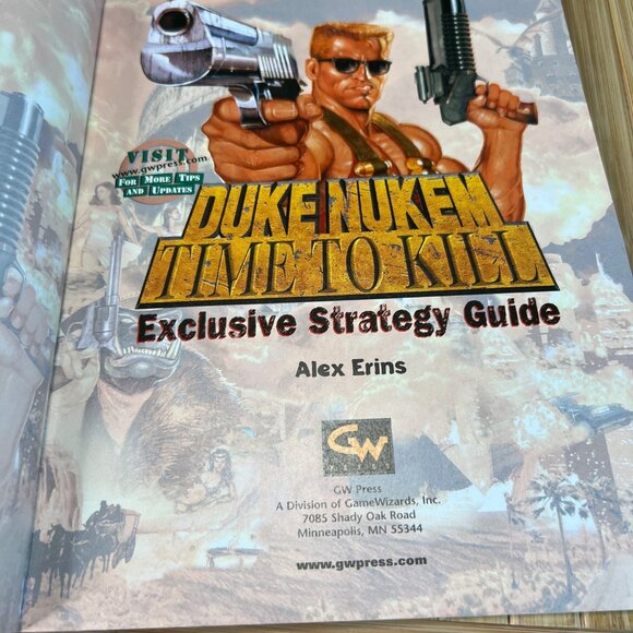 Duke Nukem Time to Kill GW Press Official Exclusive Strategy Game Guide Book - Picture 9 of 14